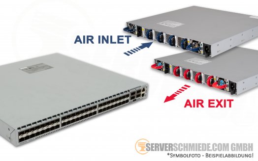 Arista Datacenter Enterprise Switch DCS-7050S-64 48x 10GbE SFP+ 4x 40GbE QSFP+ ports  Layer 3 fully managed