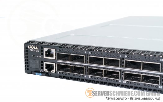 Dell EMC Z9100-ON OS9 OS10* 32x 100Gb QSFP28 2x 10Gb SFP+ Ethernet Network Switch Layer 3 2x PSU 4x FAN