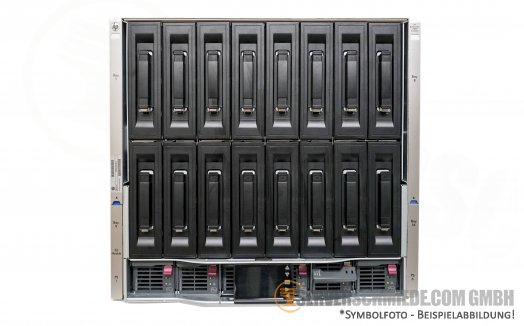 HP Blade System HP C7000 G3 Platinum Blade Server Chassis Enclosure 681844-B21 6x 2400W High Efficiency PSU 10x FAN 2x OA modules