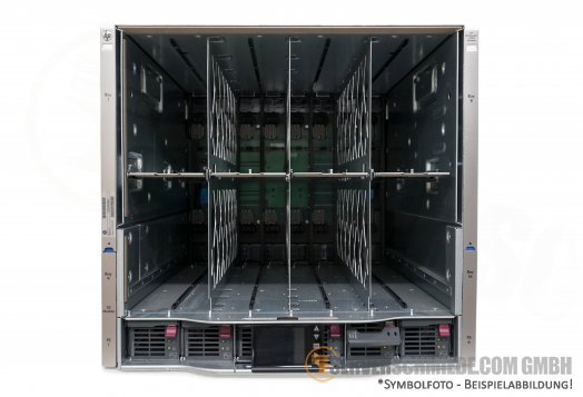 HP Blade System HP C7000 G3 Platinum Blade Server Chassis Enclosure 681844-B21 6x 2400W High Efficiency PSU 10x FAN 2x OA modules