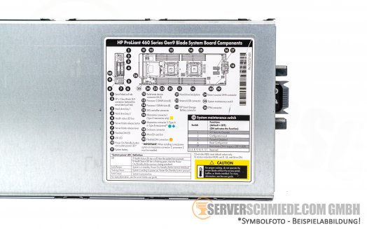 HP ProLiant BL460c G9 Gen9 Blade Server 2x Intel Xeon E5-2600 v3 v4 DDR4 ECC Raid 2x 10GbE -CTO-